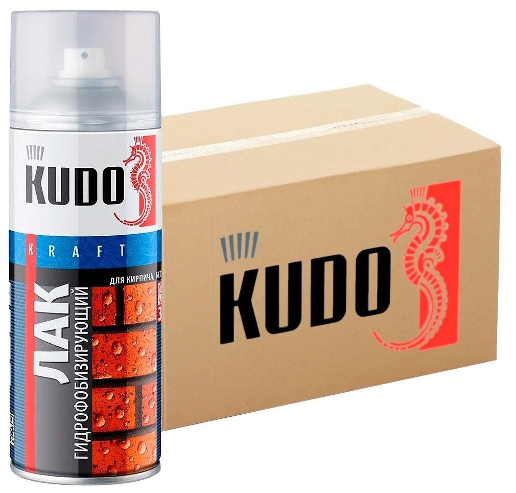 Лак гидрофобизирующий KUDO, аэрозоль, 520 мл, упаковка 12 шт.