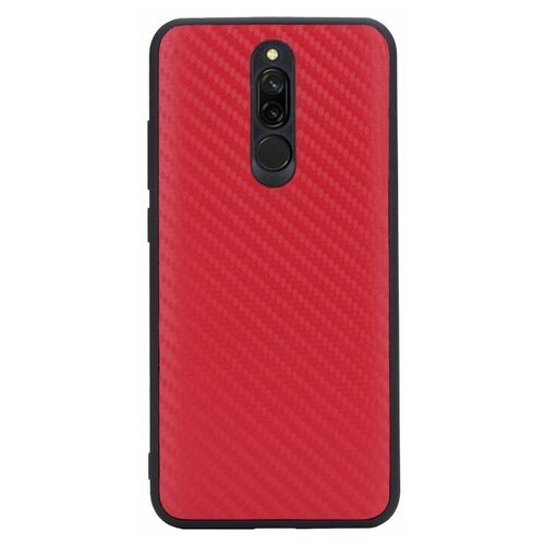 фото Накладка g-case carbon для xiaomi redmi 8, красная
