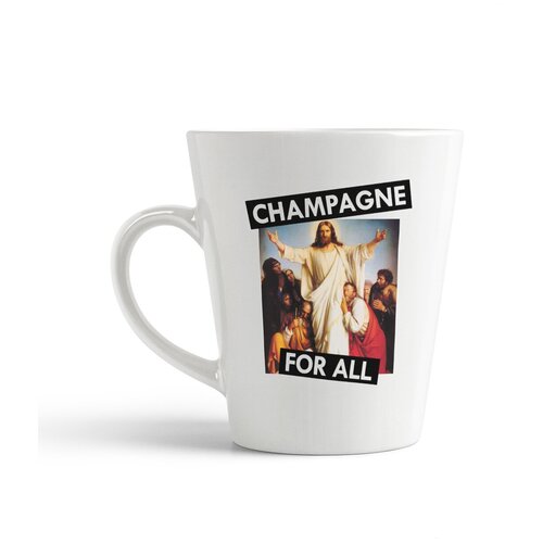 фото Кружка-латте coolpodarok champagne for all