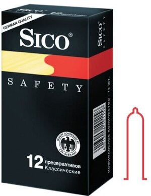 Презервативы Sico Safety классические 12 шт