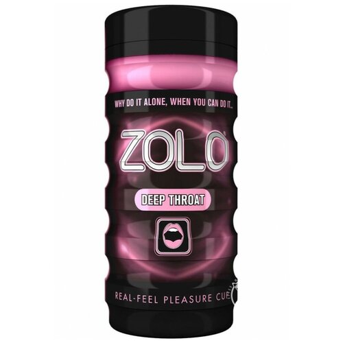 Купить Мастурбатор ZOLO DEEP THROAT CUP, розовый, термопластичная резина/гель