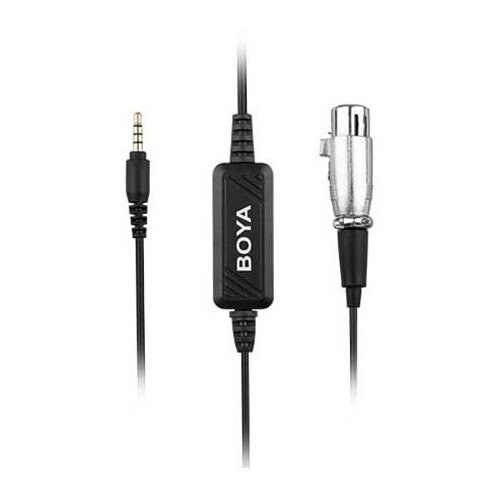 Микрофонный кабель XLR - Jack 35 TRRS BOYA BY-BCA6 219000₽