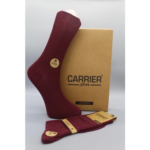 Носки CARRIER plus, 2 пары, размер 41-44, бордовый