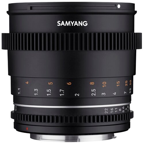 Объектив Samyang MF 85mm T1.5 VDSLR MK2 Canon EF, черный