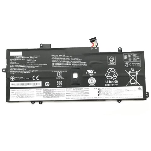 Аккумулятор (батарея) для ноутбука Lenovo ThinkPad X1 Carbon 7 gen L18L4P71 L18M4P72 15.4V 51Wh (3312mAh) аккумулятор батарея для ноутбука lenovo thinkpad x1 carbon 7 gen l18l4p71 l18m4p72 15 4v 51wh 3312mah