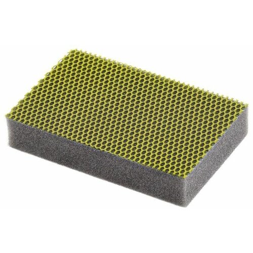 Губки для мытья посуды Maya Evo 135×90×27 мм полиэстер/нейлон 4 штуки в упаковке серые/желтые