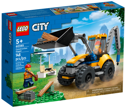 Конструктор LEGO City 60385 Construction digger, 148 дет.