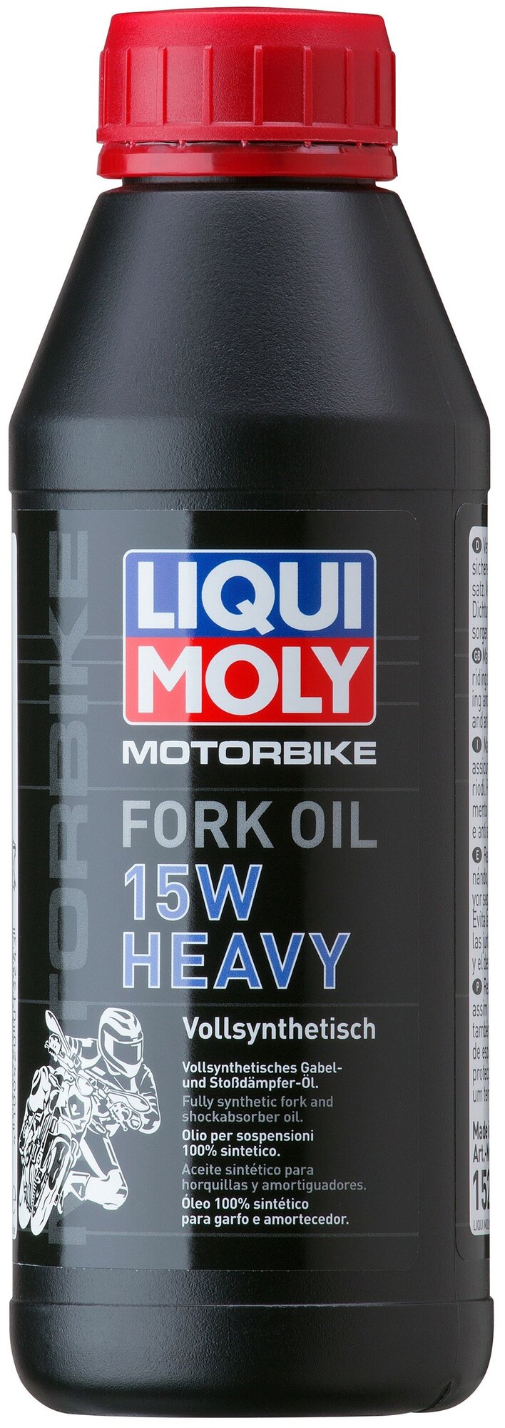 7558 LiquiMoly Синтетическое масло для вилок и амортизаторов Motorbike Fork Oil Heavy 15W 0,5л