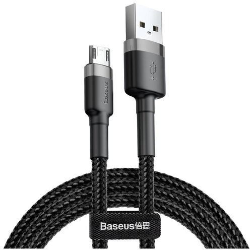 Кабель Baseus Cafule Cable USB For Micro 2.4A 1m CAMKLF-B91 (Black/Черный) кабель baseus cafule cable usb for micro 2 4a 1m camklf b91 black черный