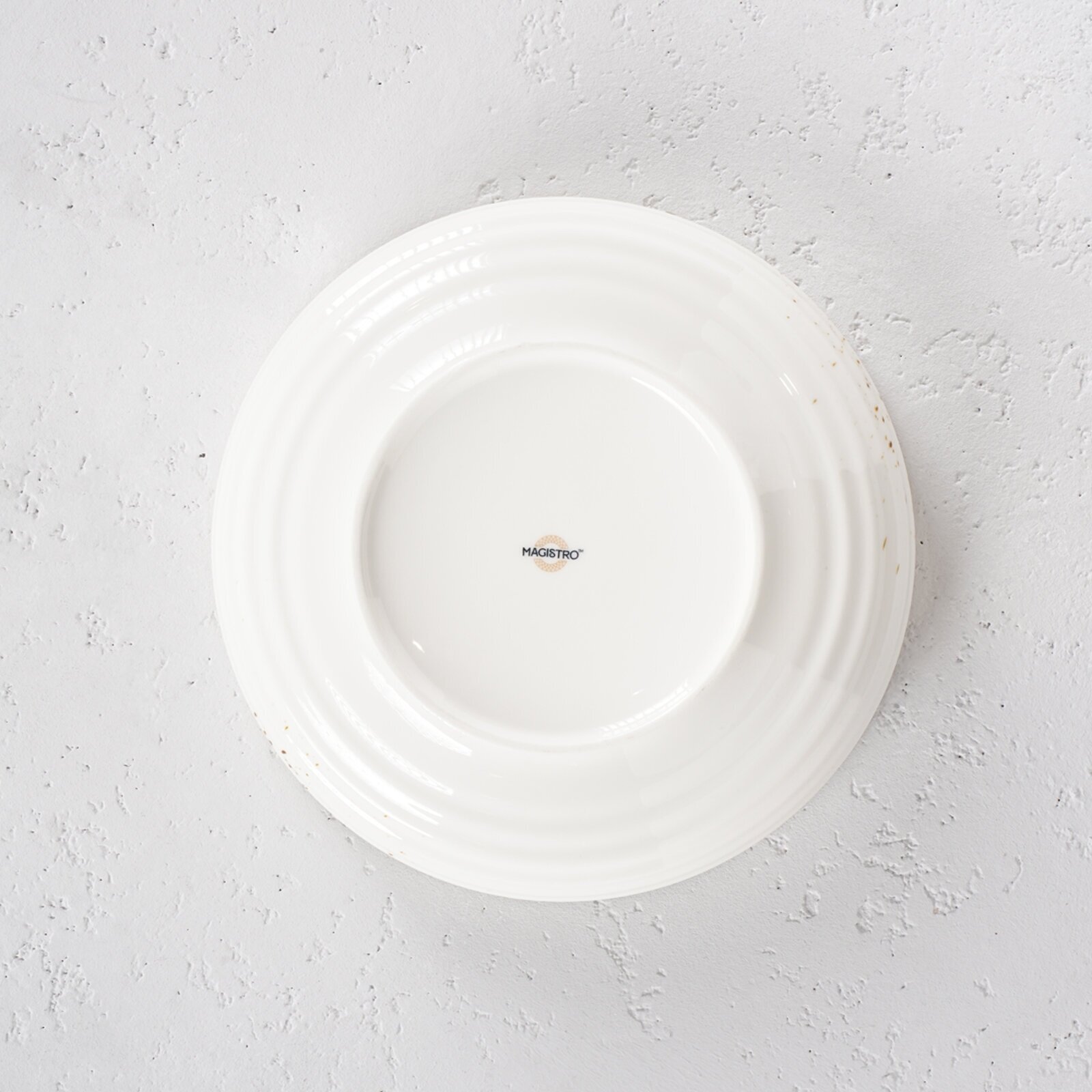 Тарелка Magistro «Церера» глубокая фарфоровая 700 мл, d=18,5 см цвет белый