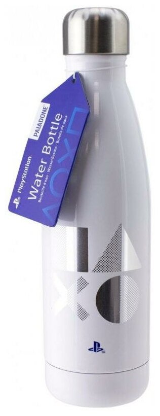 Бутылка для воды Paladone: Плейстейшн 5 (Playstation Metal Water Bottle PS5) (PP7925PS) 480 мл