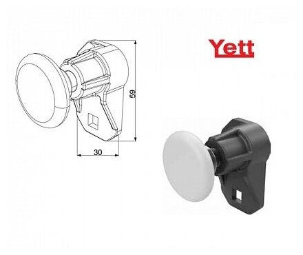 Комплект роликов для ремонта ворот YETT