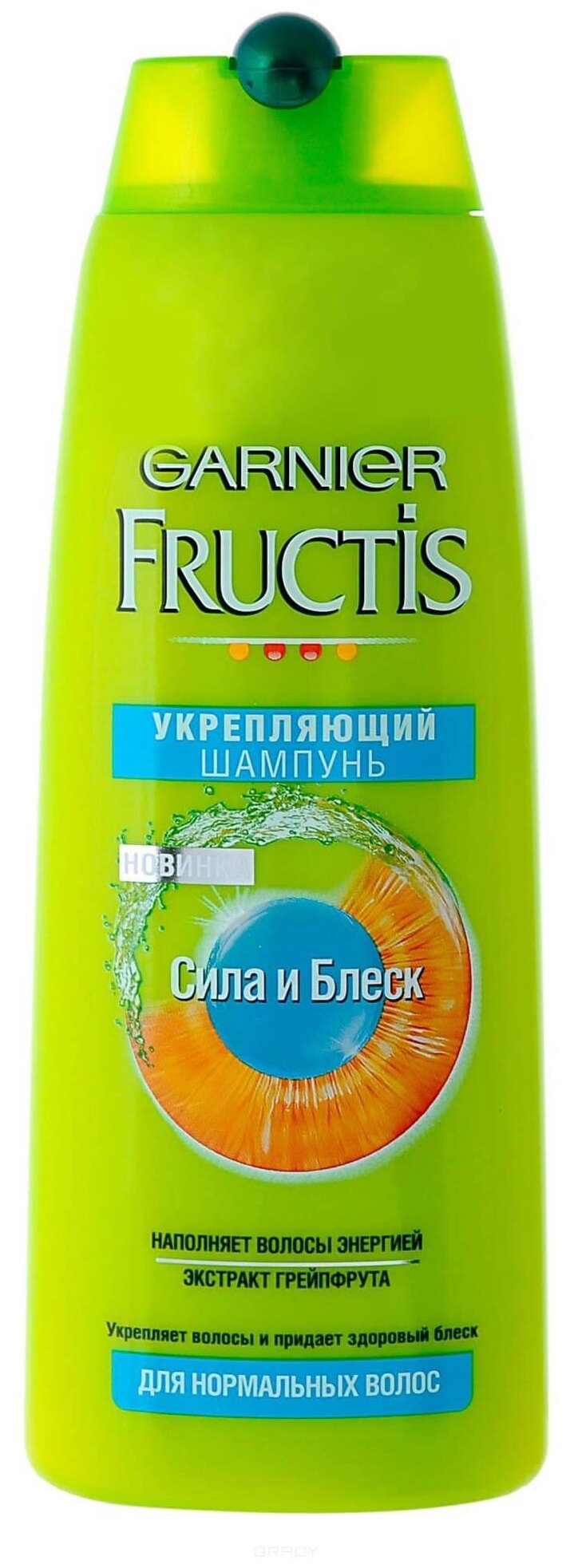 Шампунь Fructis "Сила и блеск" для нормальных волос, 400мл Garnier - фото №2