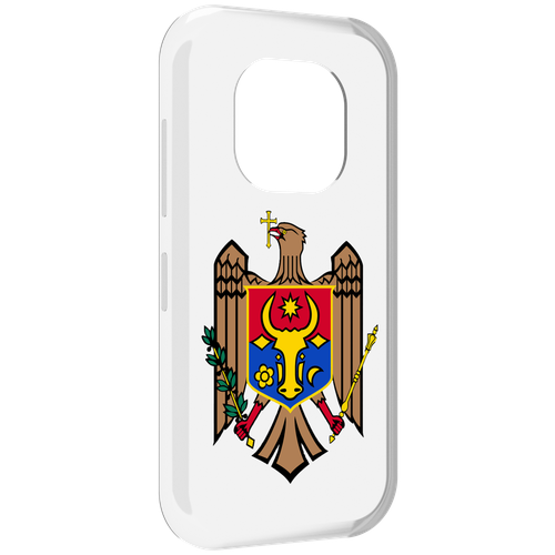 Чехол MyPads герб-молдовы для Doogee V20 задняя-панель-накладка-бампер чехол mypads герб узбекистана для doogee v20 задняя панель накладка бампер
