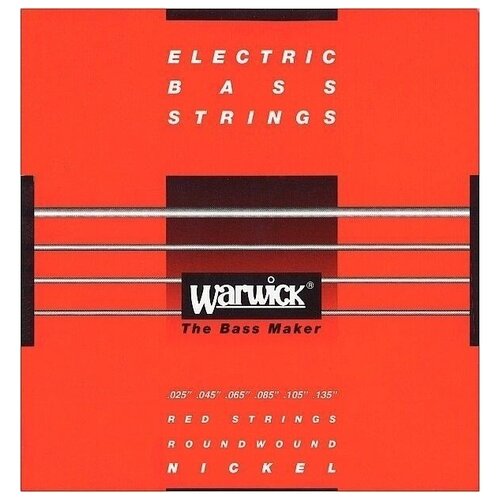 Струны для 6-струнного баса Red Label 25-135 Warwick 46401M6