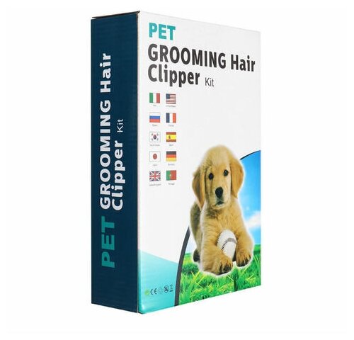 Набор для стрижки животных Pet Grooming Hair Clipper Kit - фотография № 3