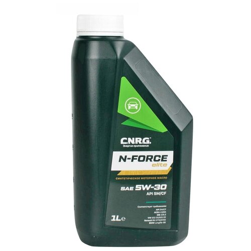 Масло моторное C.N.R.G. N-Force Elite 5W-30 SM/CF пластиковая канистра 1 л
