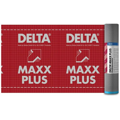 Супердиффузионная мембрана DELTA MAXX (Дельта Макс) с антиконденсационным слоем, 50 * 1.5м, 75м2 рулон