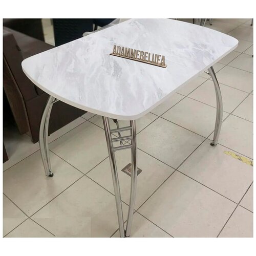 Стол кухонный раздвижной 1100(1500)х700х760 HPL (Лавант) на ногах 