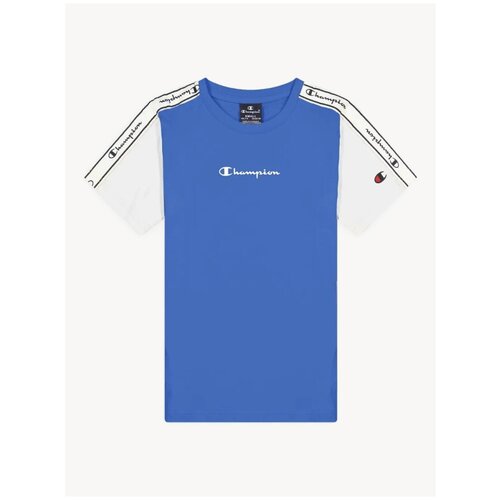 Crewneck T-Shirt, футболка, (BTC/WHT) синий/белый, S