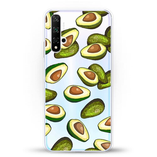 фото Силиконовый чехол авокадо на huawei nova 5t andy & paul