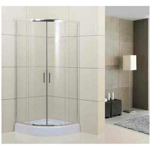 Душевой уголок BelBagno Uno 90x90 UNO-195-R-2-90-C-Cr стекло прозрачное, профиль хром, без поддона