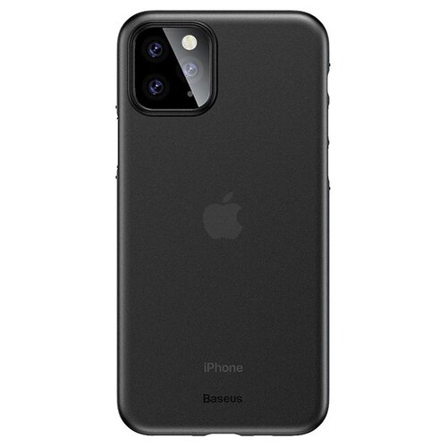 фото Силиконовый чехол baseus для iphone 11pro max, wing, wiapiph65s-01, черно-матовый