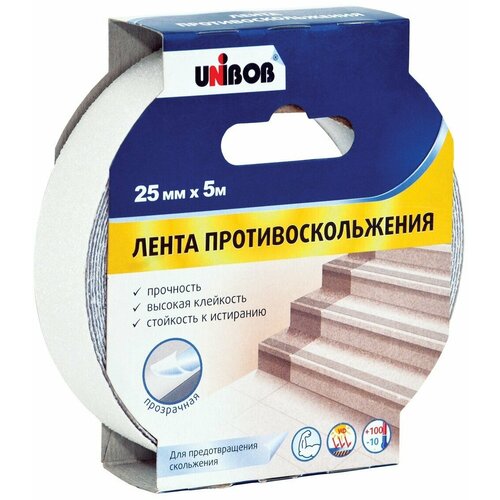 Лента противоскольжения клейкая UNIBOB