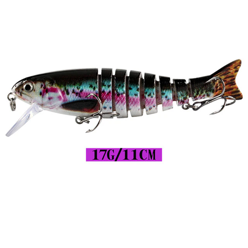 фото Активный сгибающийся воблер, разноцветный, пятнистый нет бренда