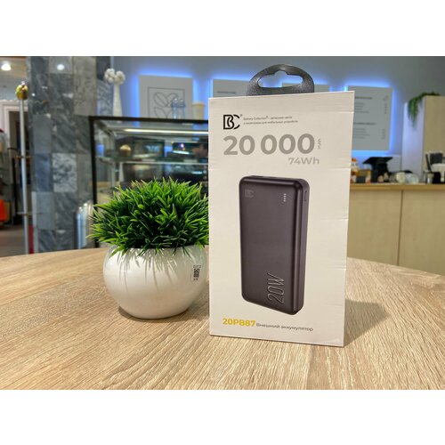 Power Bank Повербанк на 20 000 mAh Портативный аккумулятор Внешний аккумулятор черный 219000₽