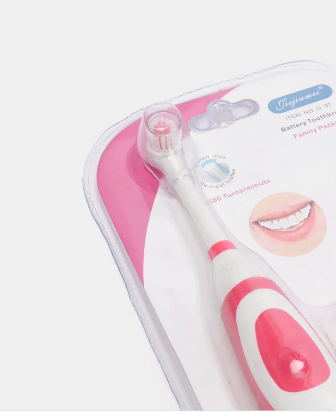 Электрическая зубная щетка Supecare розовый - фотография № 4