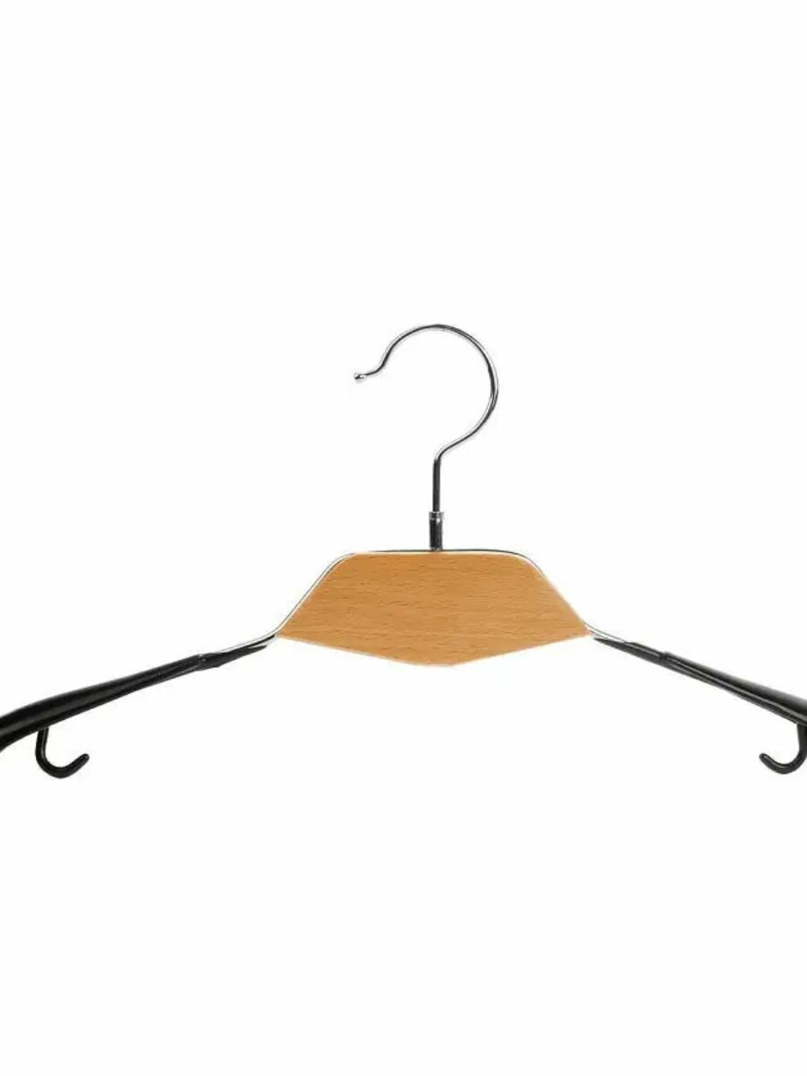 Вешалки-плечики для одежды деревянные ,Вешалка металлическая; вешалка плечики для хранения одежды в шкафу - фотография № 2