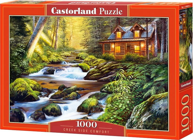 Пазл "Дом у ручья" 1000 элементов Castor Land