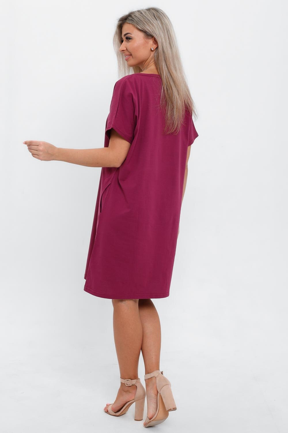 Платье М-639 размер 48-70 (68, Фиолетовый) - фотография № 2