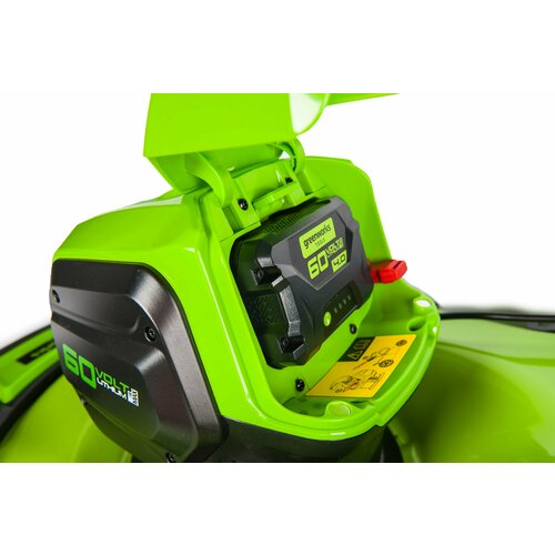 Greenworks Арт. 2502807, 60V, 46 см, бесщеточная, с 1хАКБ 4 Ач. и ЗУ