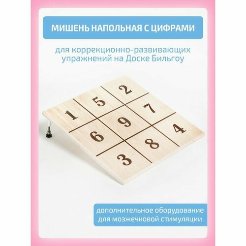 Интернет Проекты Мишень напольная с цифрами, для доски Бильгоу