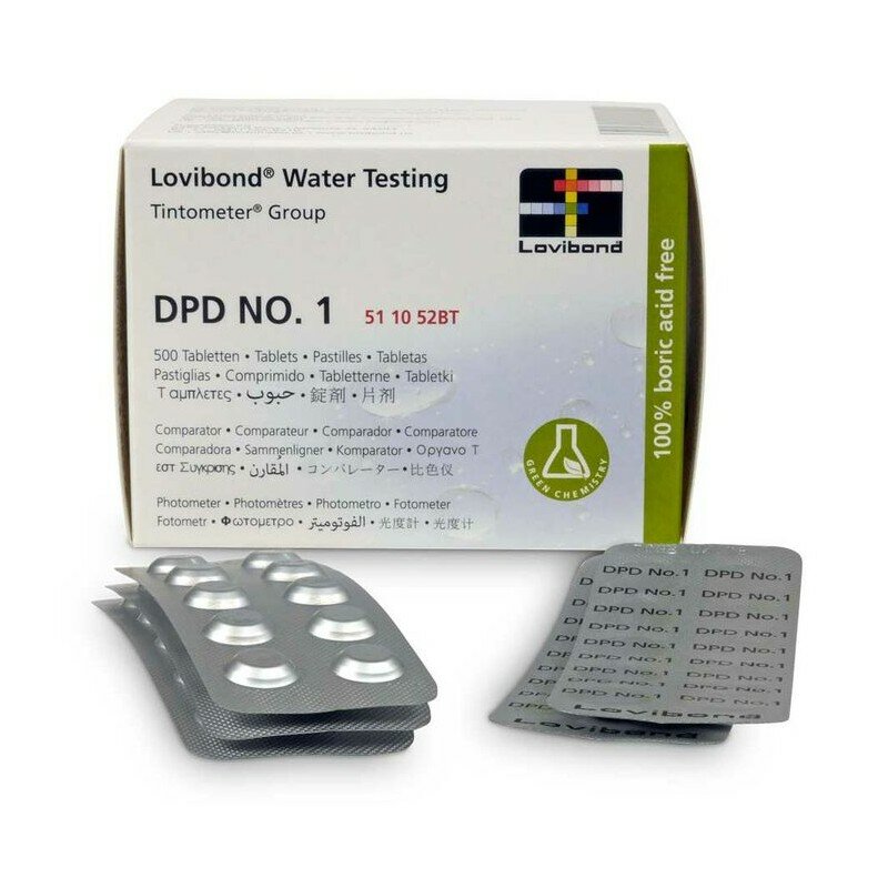 Тестерные таблетки для ручного тестера LOVIBOND DPD 1 AstralPool -1блистер (10 таблеток)