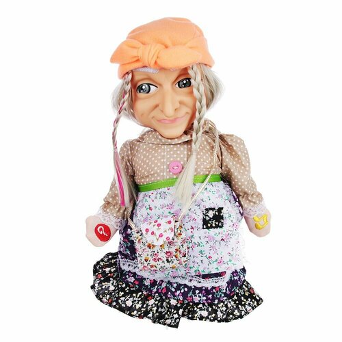 BY Кукла интерактивная Баба Яга, пластик, текстиль, 3хААА, 10х31х5см, 264-156 баба яга с конфетницей интерактивная игрушка с фотоэлементом звуковая светящаяся