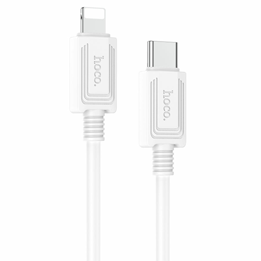 Кабель для айфон USB-C HOCO X73 Type-C - Lightning, 20W, 1 м, белый