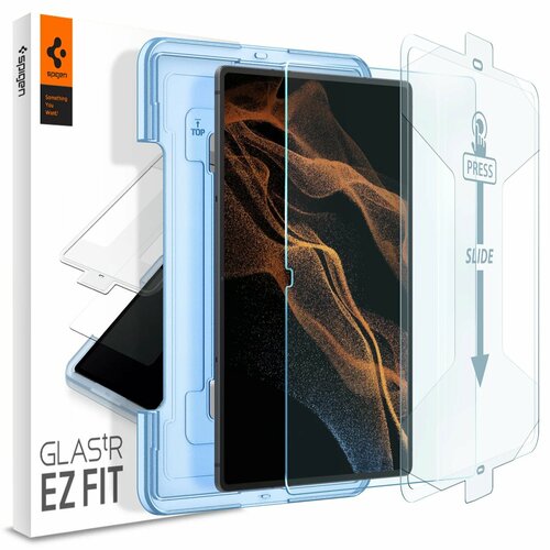 Защитное стекло SPIGEN для Galaxy Tab S8 Ultra - EZ FIT GLAS.tR - Прозрачный - AGL04226 защитное стекло для планшетного компьютера krutoff для samsung galaxy tab s8 ultra 14 6