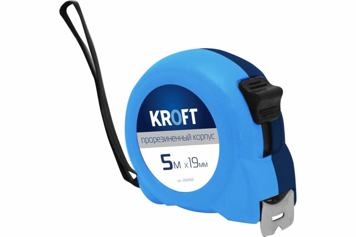 KROFT Рулетка строительная 5 м х 19 мм 202059