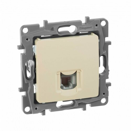 Legrand Etika слоновая кость розетка телефонная (RJ11) 672340 (100 шт.) розетка legrand 672340 etika