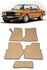 Ева коврики Mercedes-Benz (W123) coupe 1976 - 1985/ Ева ЭВА сота/ цвет Бежевый c...