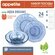 Набор стеклянный Appetite Aqua Dreams, столовый сервиз, 24 предме...