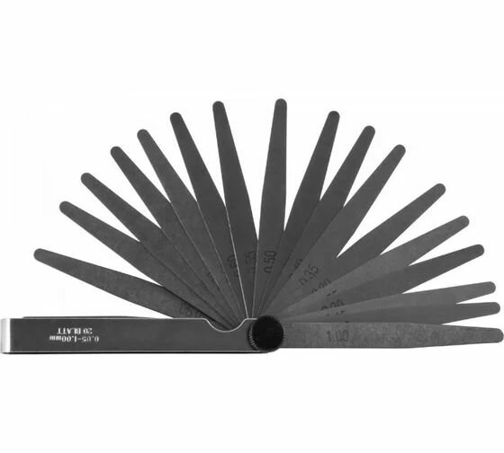 Jonnesway AI060020 Комплект щупов 20 пластин 0.05-1мм 47521