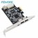 FOVORE CX85 PCI-e 1X IEEE 1394A Адаптер 4 Порта