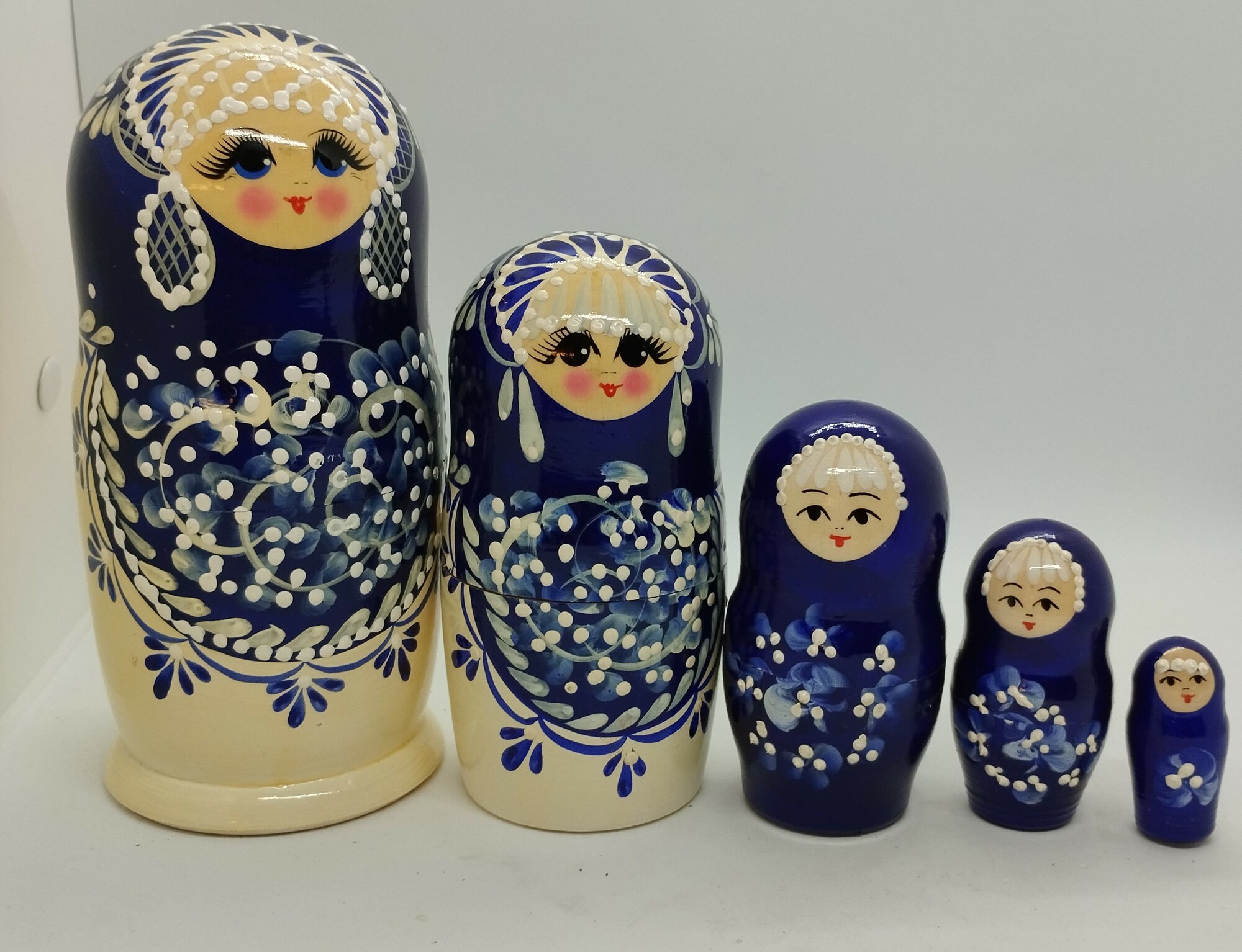 Матрешка "Жемчуг", 5 мест, большая — фото 1