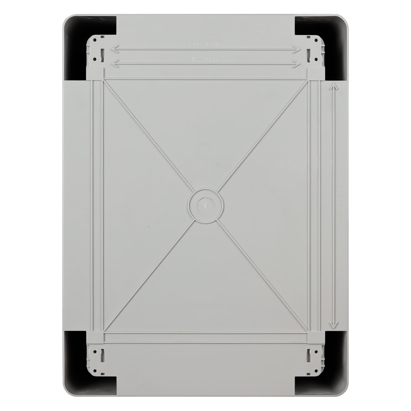 Бокс пластиковый ЩМП-0-4 прозр. крышка ABS IP65 от -45 до +75 °С навесной (400x300x210) TDM SQ0933-0223 (1 шт.)