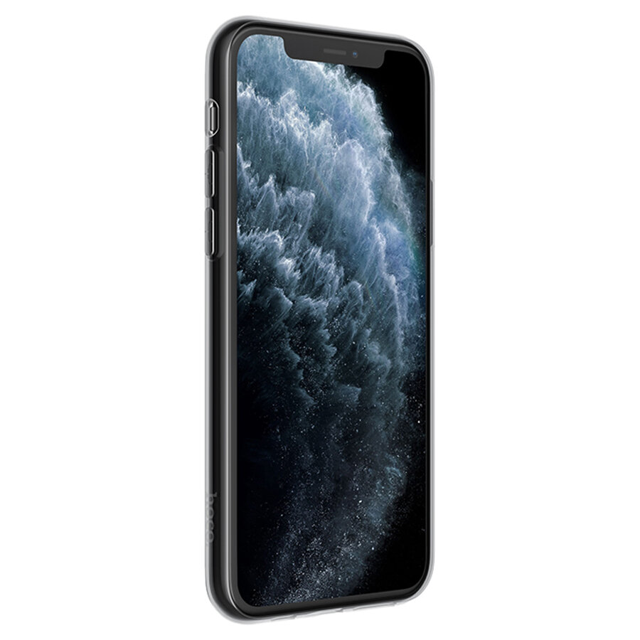 Чехол HOCO TPU Light Series для iPhone 11 Pro Max, темно-прозрачный — фото 1