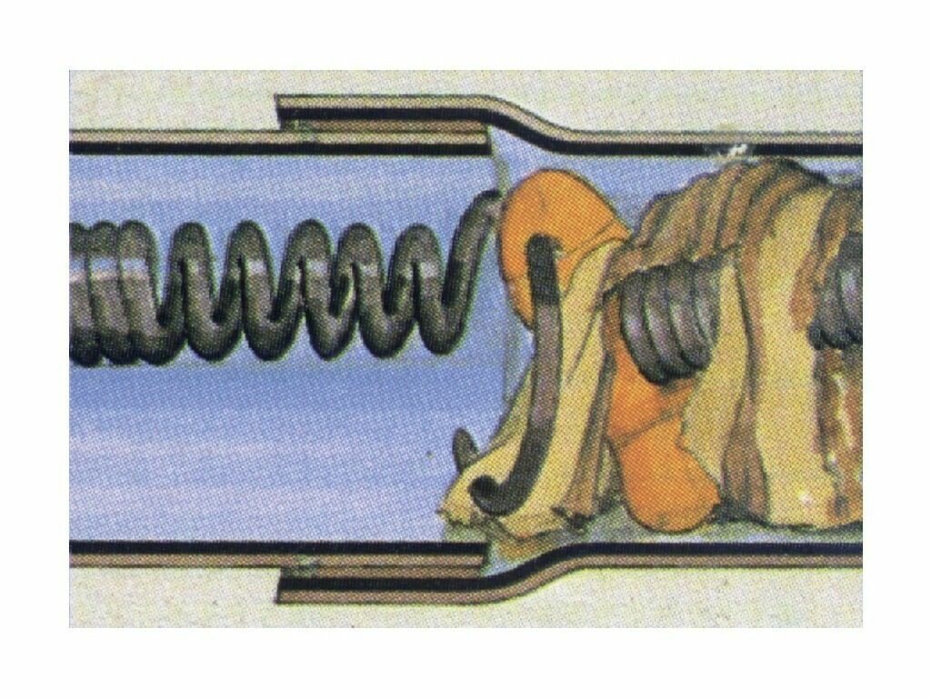 Крюкообразная ловилка для спирали 16 мм, Dгол. 35 мм